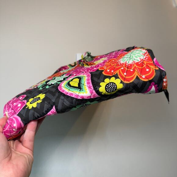 Vera Bradley Ziggy Zinnia Floral Print Travel Hanging Makeup Organizer Case - Picture 3 of 9